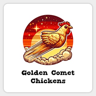 Golden Comet Chickens Sticker